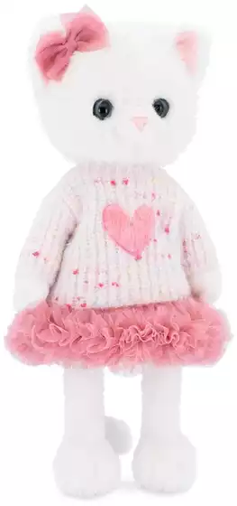 Мягкая игрушка Кошечка Sophie Нежное очарование 37 см на каркасе LK01/04 Lucky
