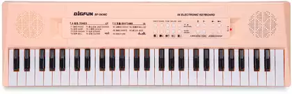 Синтезатор BF-5438C, розовый, 54 кл, микрофон, свет/звук, в/к