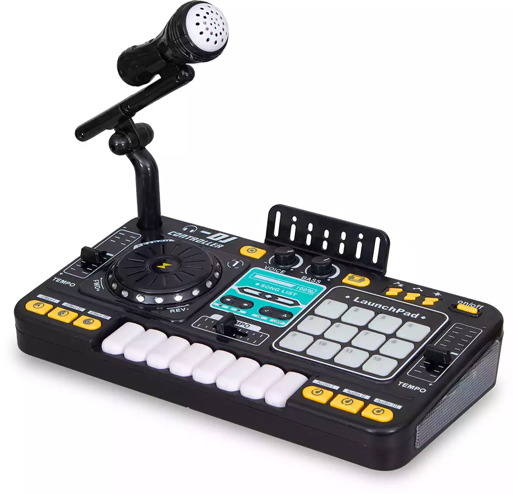 Игрушка музыкальная 8D-8A Пульт диджея, без Bluetooth, н/б в/к