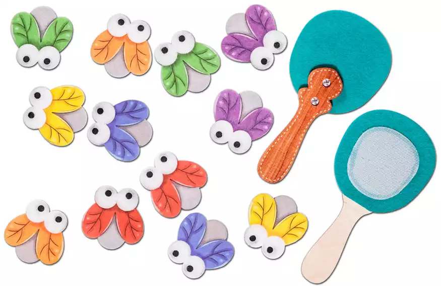 SmileDECOR Игра обучающая Мухи П3065 из фетра