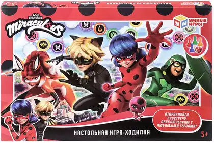 Настольная игра-ходилка Леди Баг и Супер-кот. 4630395063203