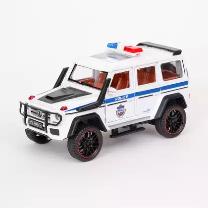 Машина р/у 1:22 Металл Mercedes G500 Police ПАР +акб WBR