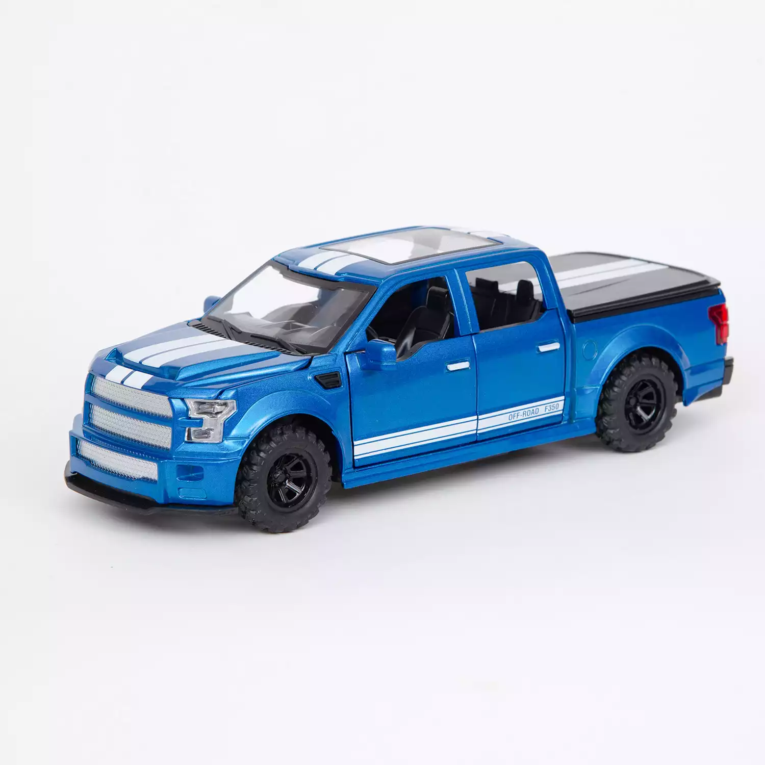 Машина р/у 1:22 Металл Ford Raptor F350 ПАР +акб (синий) WBR