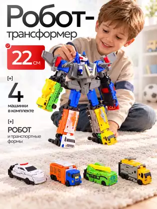 Детская игрушка, набор трансформеров 898-3RF/WB